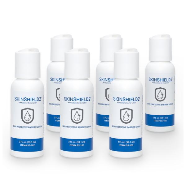 2oz 6 Pack - SkinShield2 Antibacterial Barrier Lotion